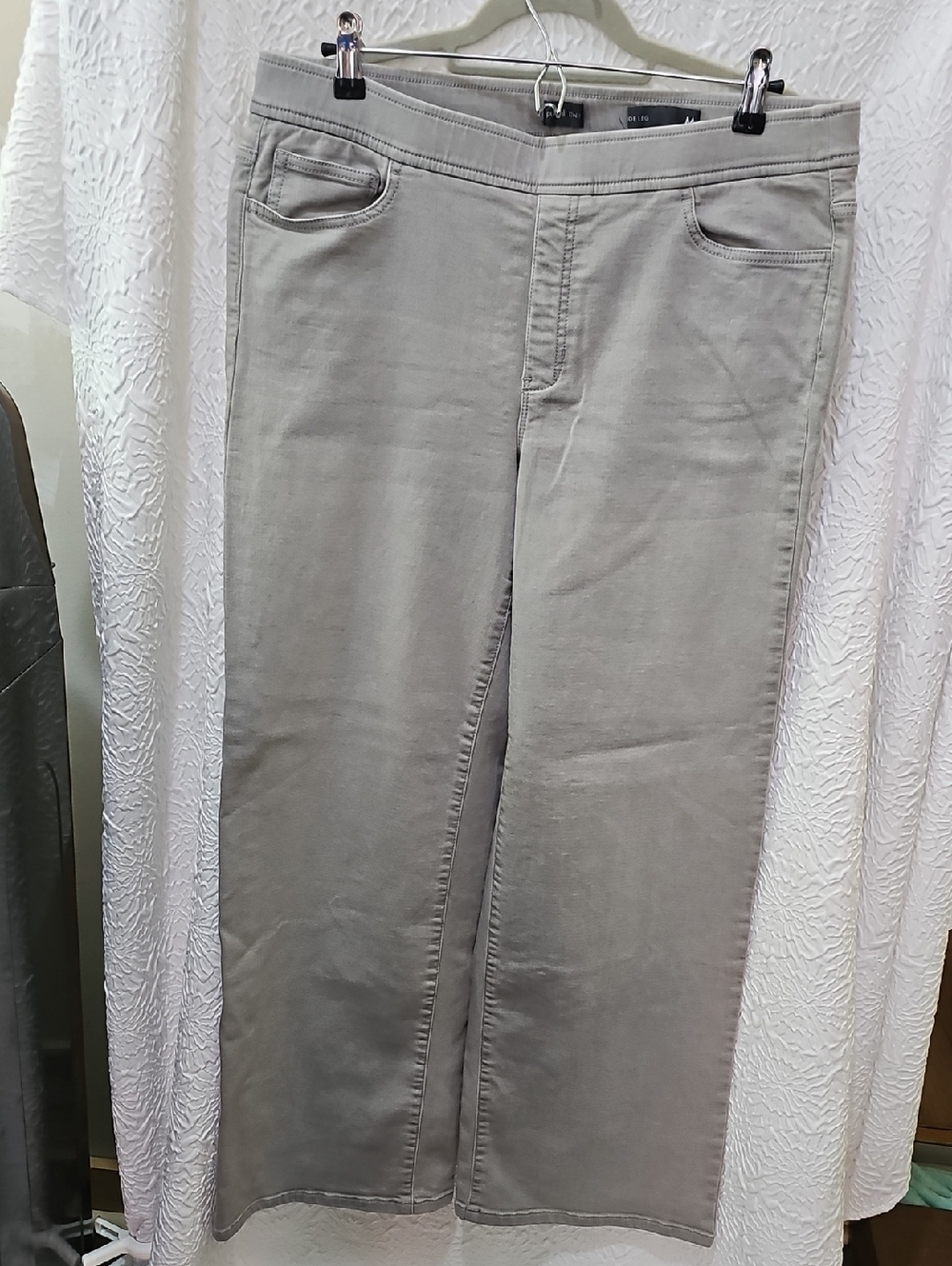 J Jill Purejill Denim Wide Leg Medium Pull On Waist